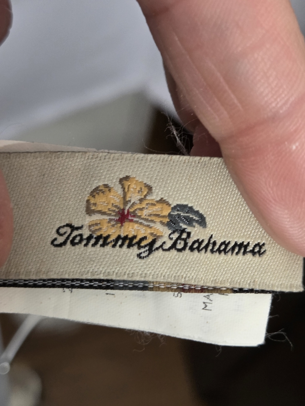 NEW Tommy Bahama One Piece Swimsuit Women 14 Black Brown Tropical Floral $100 - Picture 3 of 6